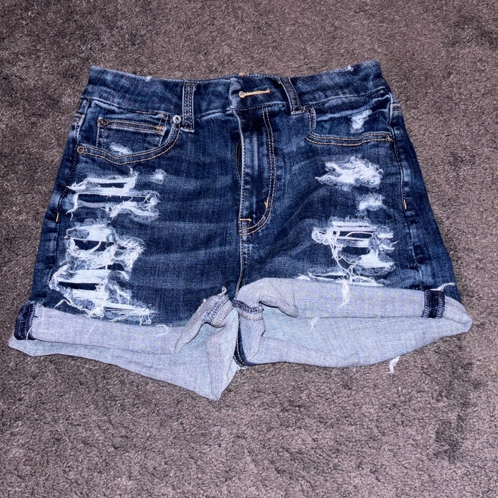 American Eagle Next Level High Rise Jean Shorts